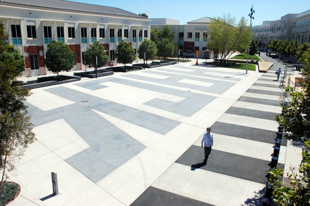 Facebook courtyard Facebook courtyard