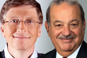 Bill Gates and Carlos Slim Helu