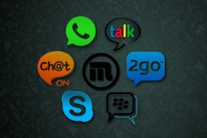 Messaging blackberry BBM gtalk mxit chaton skype whatsapp