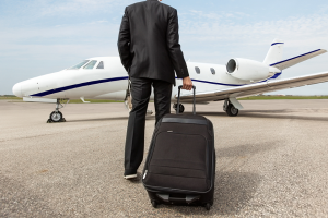Millionaire jet