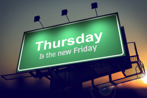 Thursday is the new friday 4-day week
