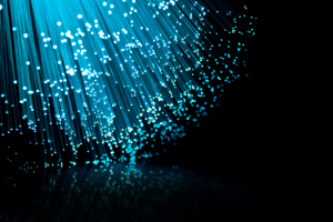 Blue fibre