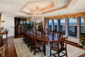 City Spire Penthouse dining