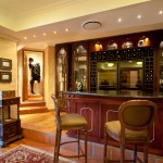 Mosaic champagne bar