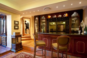 Mosaic champagne bar
