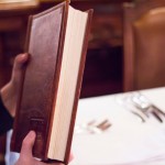 One of Mosaic's wine tomes