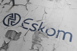 Eskom logo on wall