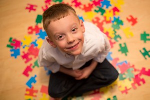 A child diagnosed with Autism spectrum disorder (ASD)