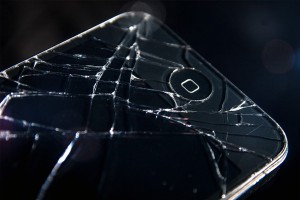 Smashed iPhone