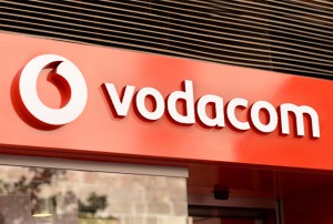 Vodacom logo outside