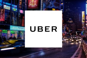 Uber logo city