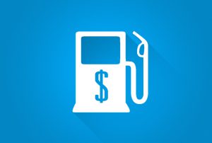 Petrol fuel gas price
