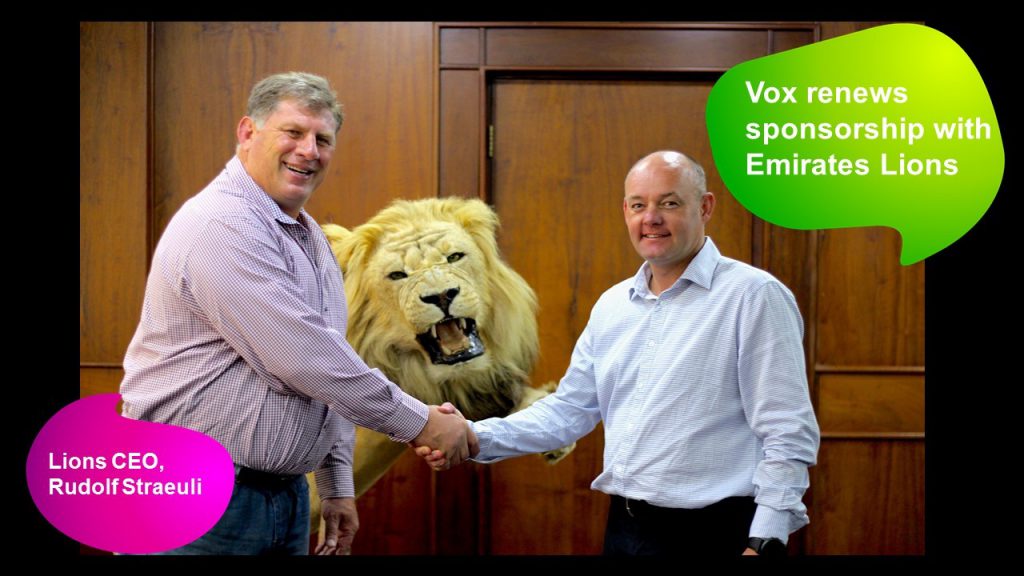Vox renews Lions sponsorship