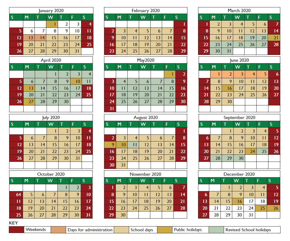 Here Is South Africa s Full Updated School Calendar For 2020 Here Is South Africa s Full Updated School Calendar For 2020