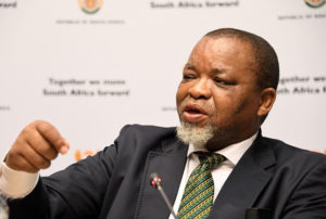 Gwede Mantashe South African Minister of Mineral and Energy Resources