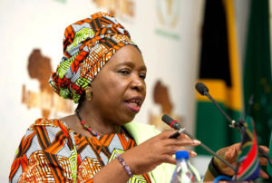 Nkosazana Dlamini Zuma South African Minister of Cooperative Governance and Traditional Affairs