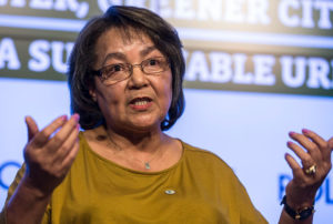 Patricia De Lille South African Minister of public works and infrastructure
