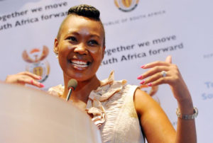 Stella Ndabeni-Abrahams South African Minister of Communications, Telecommunications and Postal Services
