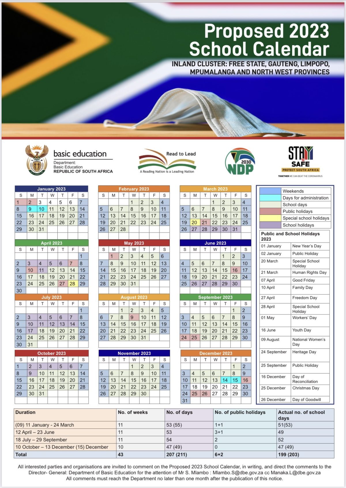 Here Are South Africa s New School Calendars BusinessTech