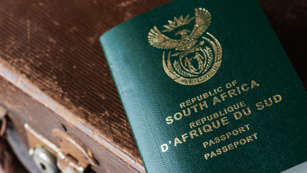 Bad news for anyone with a South African passport