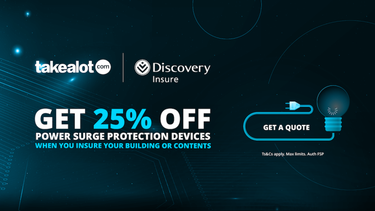 Discovery Insure clients now get discounts on Takealot power-surge ...