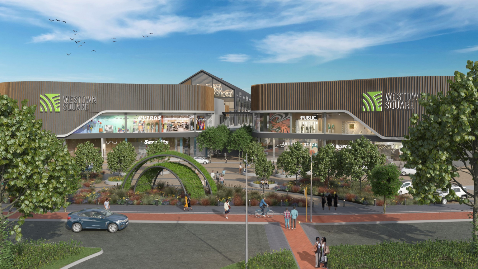 Bizana Square New R1.4 billion shopping mall for South Africa starts taking shape ...