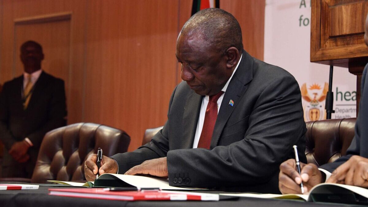 Ramaphosa puts new laws for South Africa into effect