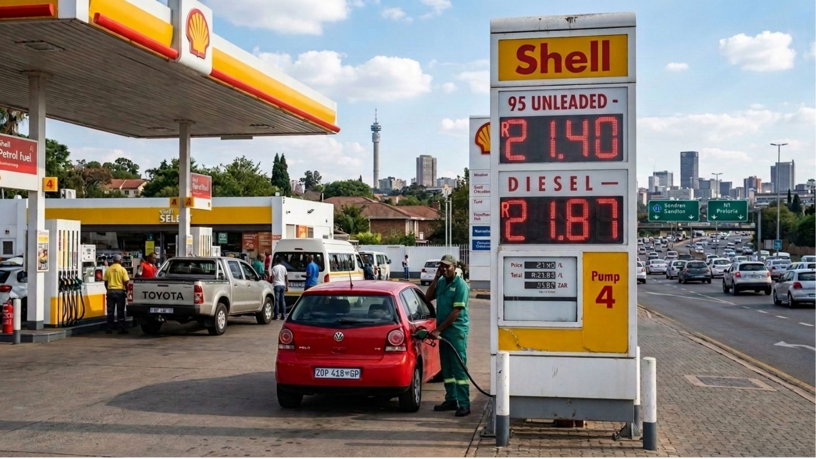Plan to cut petrol prices by 22% in South Africa